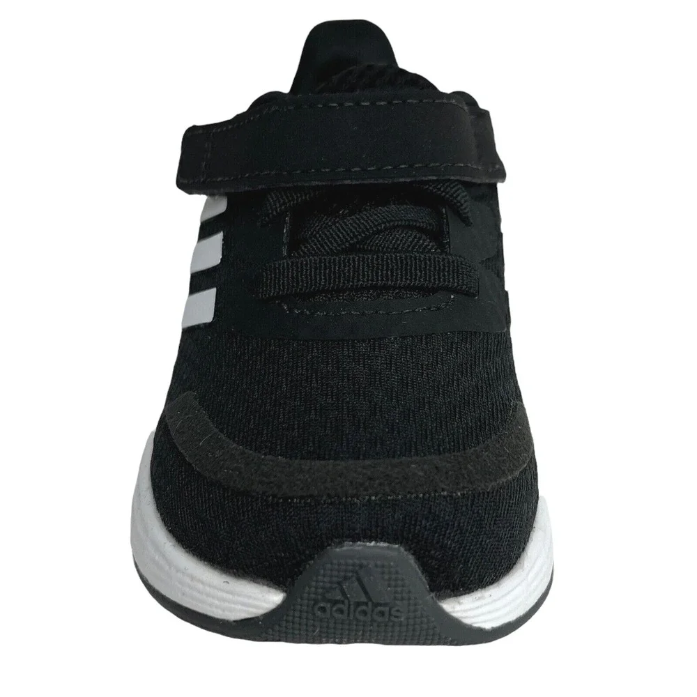 Adidas Baby Boys Slip-on‎ Sneakers Size 6 Black-White Athletic Shoes Lightweight